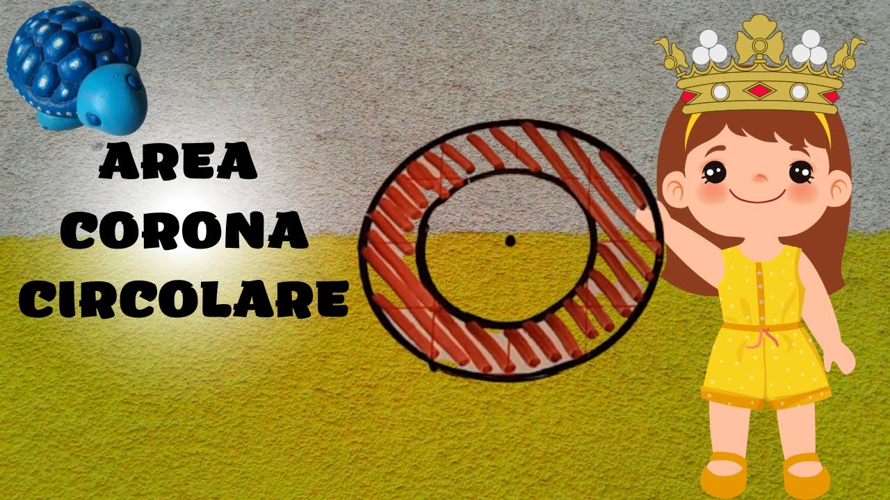 COME CALCOLARE L'AREA della CORONA CIRCOLARE⭕ + esercizi da fare || terza media