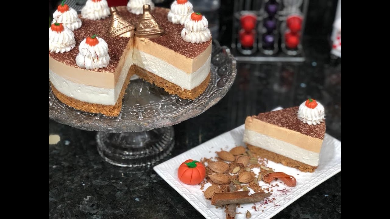 ألذ واحلى تشيز كيك مغربي 💯 🇲🇦  بالكرعة والمروزية 😋 بدون بيض ولا فرن حصري على قناتي