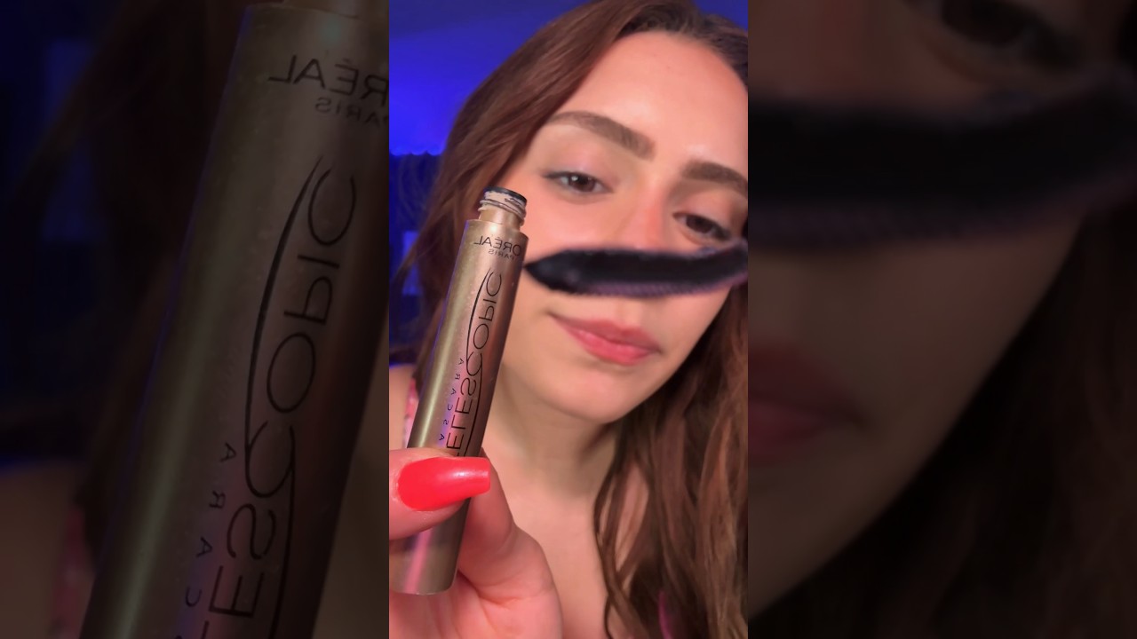 ASMR APPLYING YOUR MASCARA 😌  #shorts #asmr #makeup