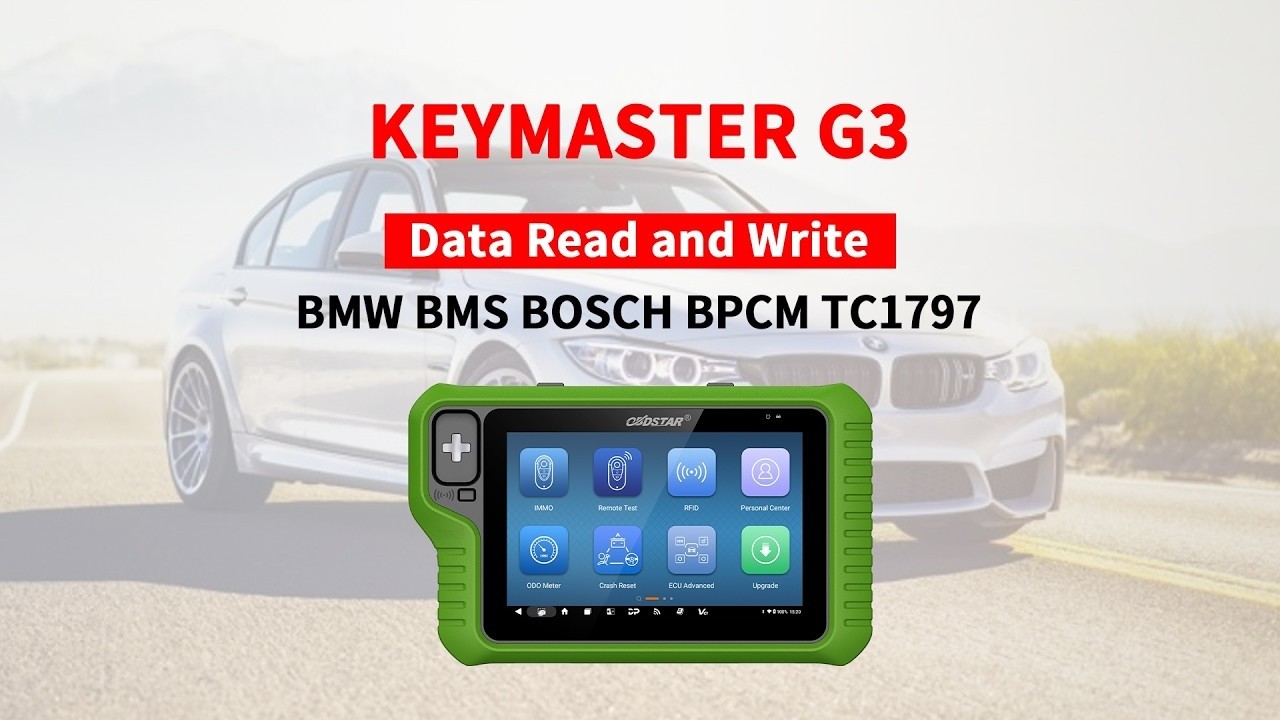 OBDSTAR G3 Read and Write BMW BMS BPCM Battery Module with MP001