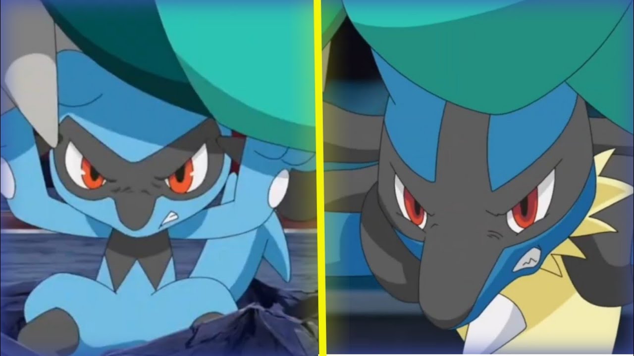 Ash's Riolu evolves into Lucario | Goh Raboot evolves into Cinderence | Pok&eacute;mon Journeys | Evolution