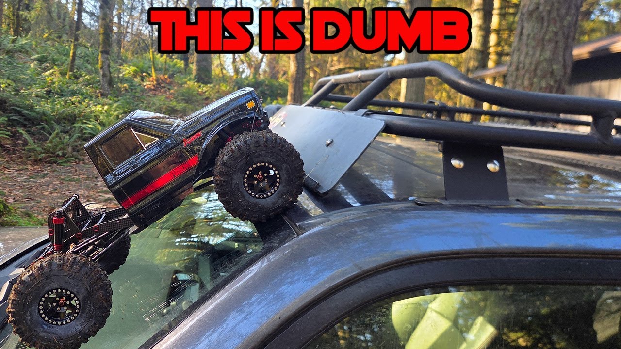 RC Crawling The STUPIDEST Stuff I Can Find With My Redcat Ascent Fusion