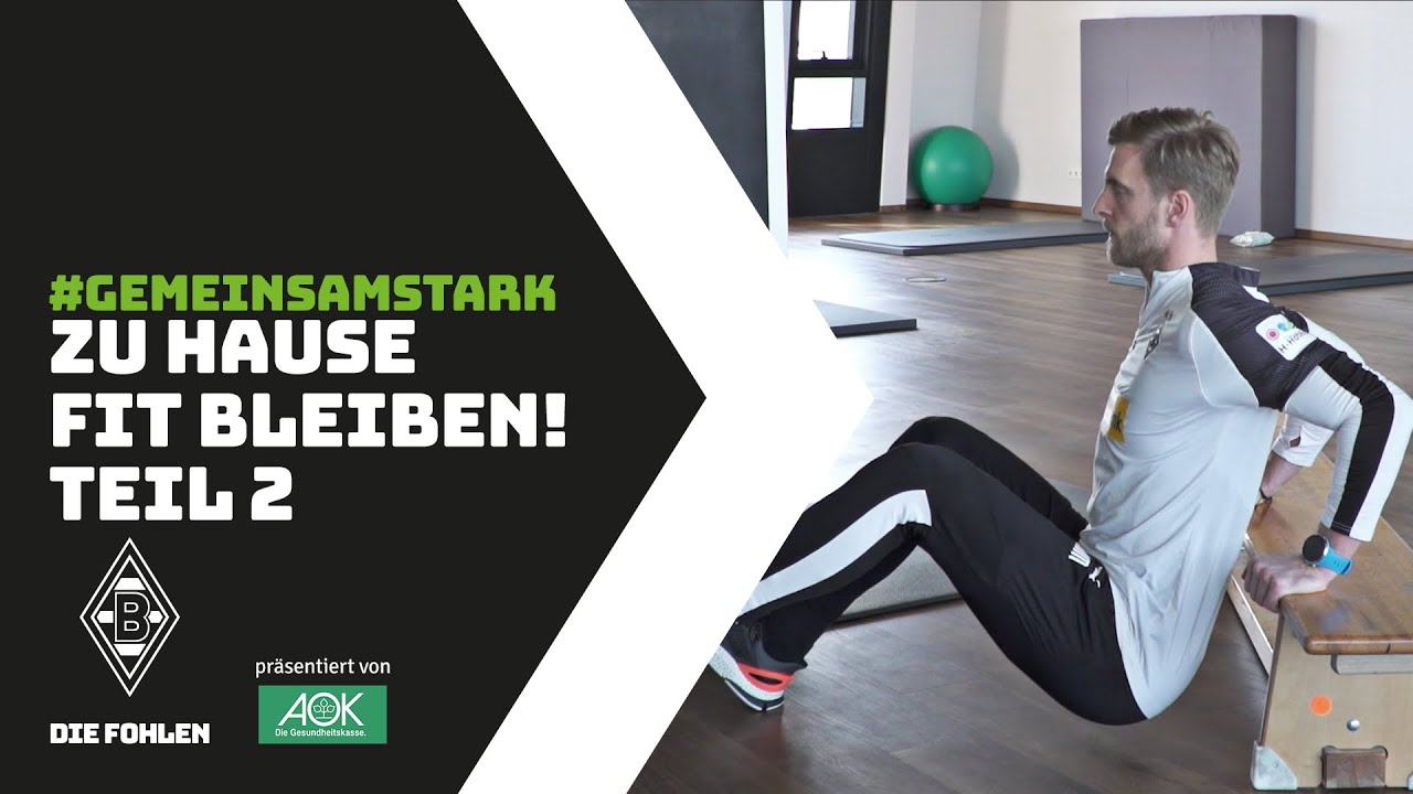 #StayAtHome: Workout für zuhause. Teil 2 - empfohlen von der AOK Rheinland/Hamburg.