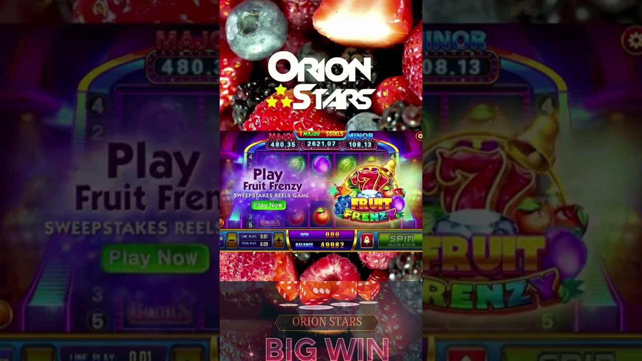 🍓🍌🍉 FRUIT FRENZY ORIONSTAR SLOT - HUGE WIN! 🎰💰 