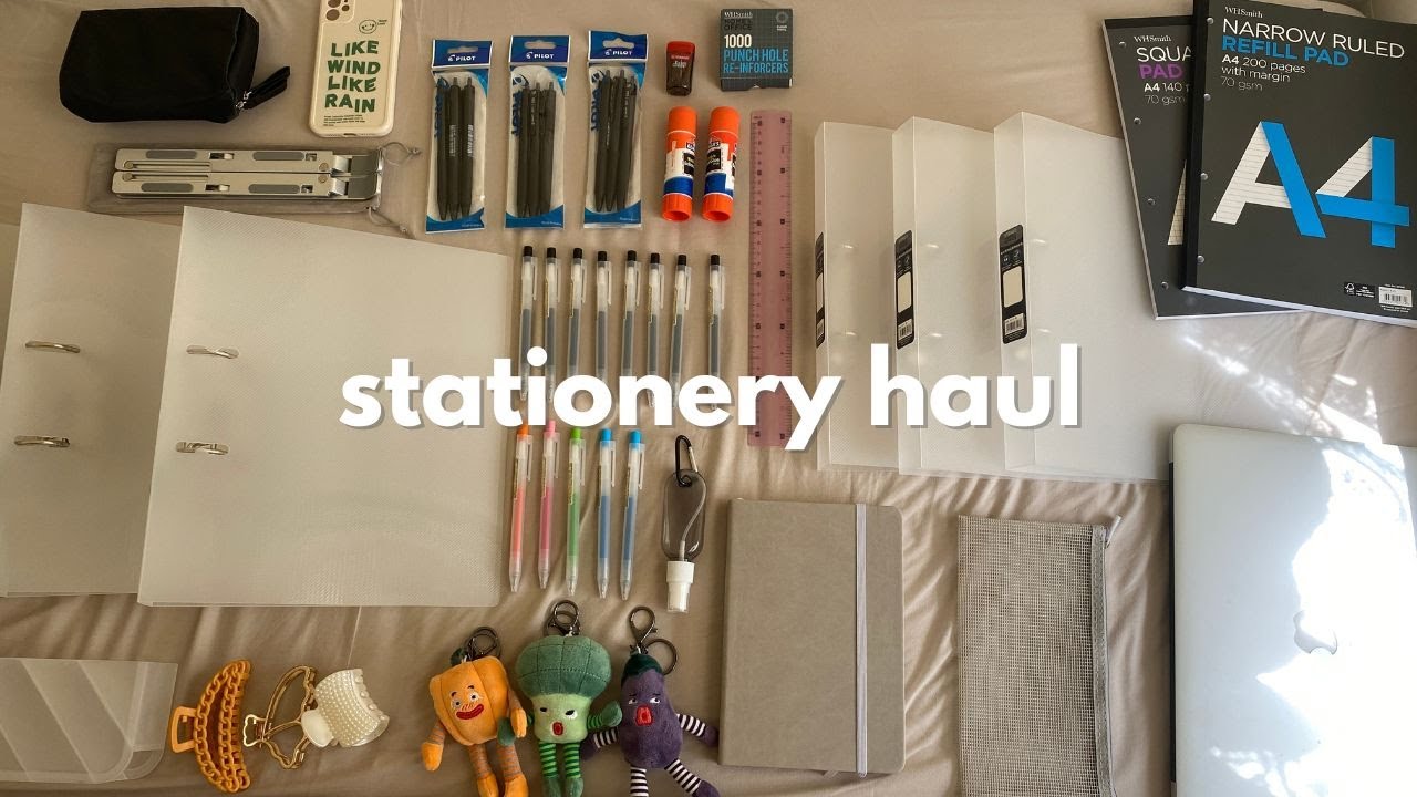 a huge stationery haul / back to school 🎒