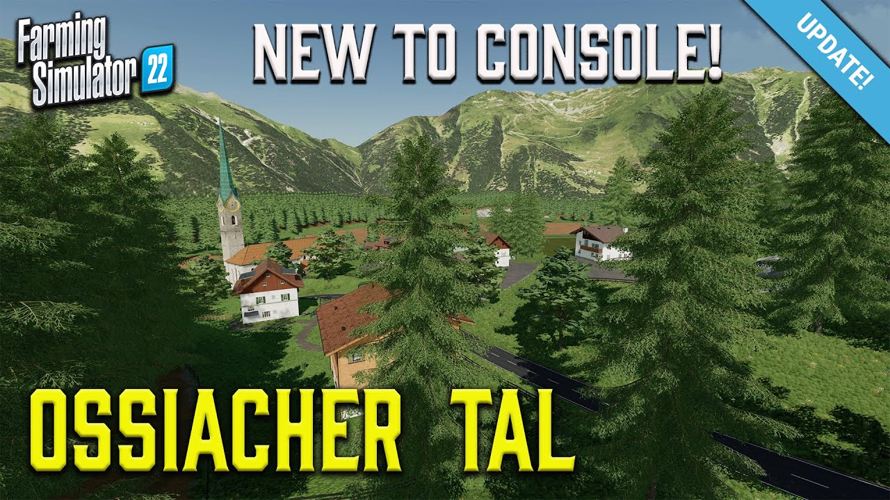 “OSSIACHER TAL” (UPDATE) FS22 MAP TOUR! | NEW 2 CONSOLE MOD MAP! | Farming Simulator 22 (Review) PS5