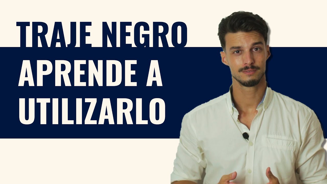 ❗ Descubre COMO vestir (FACIL) un traje negro 🤵 con estos trucos 💡
