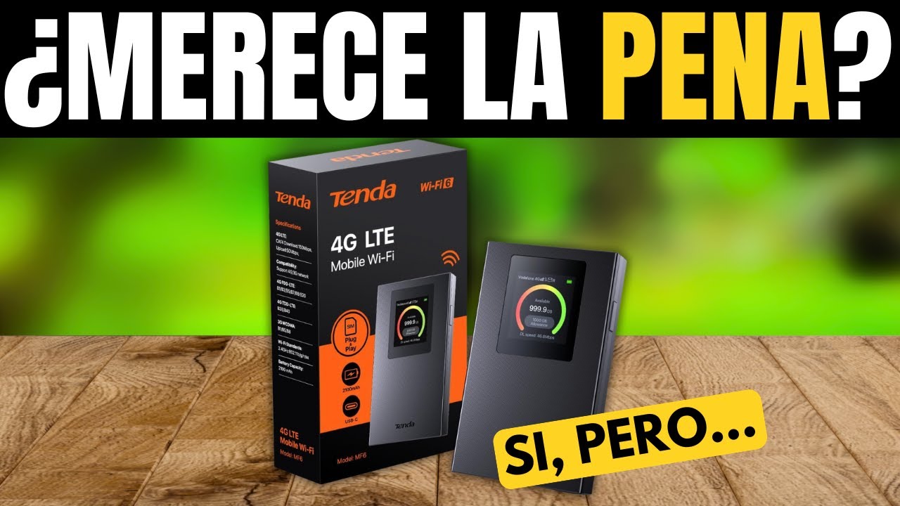 ROUTER PORT&Aacute;TIL TENDA MF6: &iquest;EL MEJOR ROUTER CON SIM DE 2025? B09M376FRT
