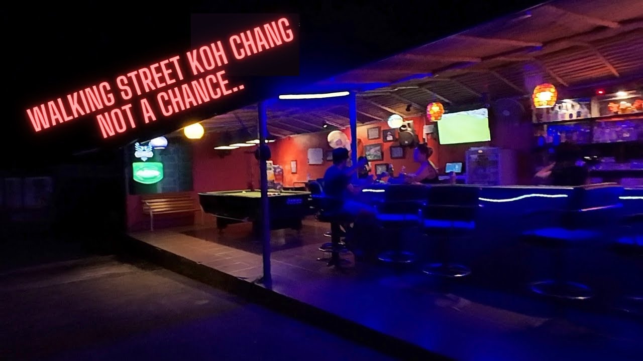 Walking Street in Koh Chang, lifeless #travel #kohchang #thailand
