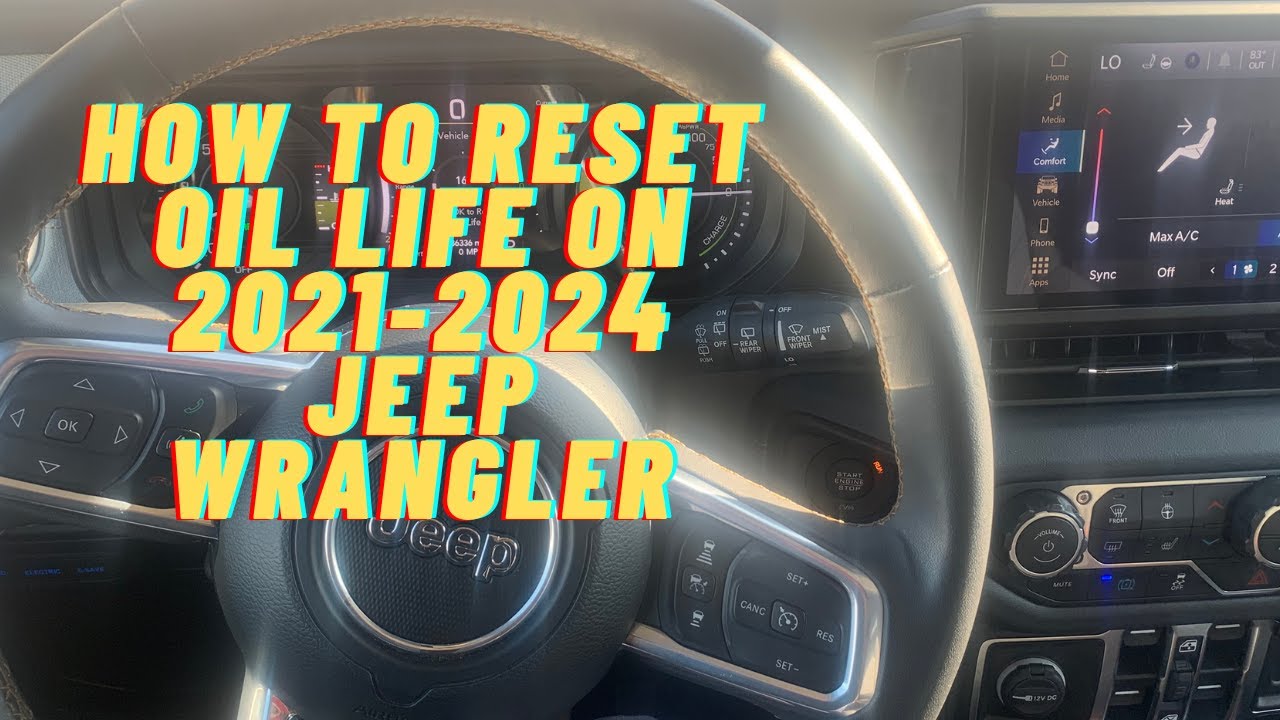 🔧 How to Reset Oil Life on 2025 Jeep Wrangler | Quick Maintenance Light Reset