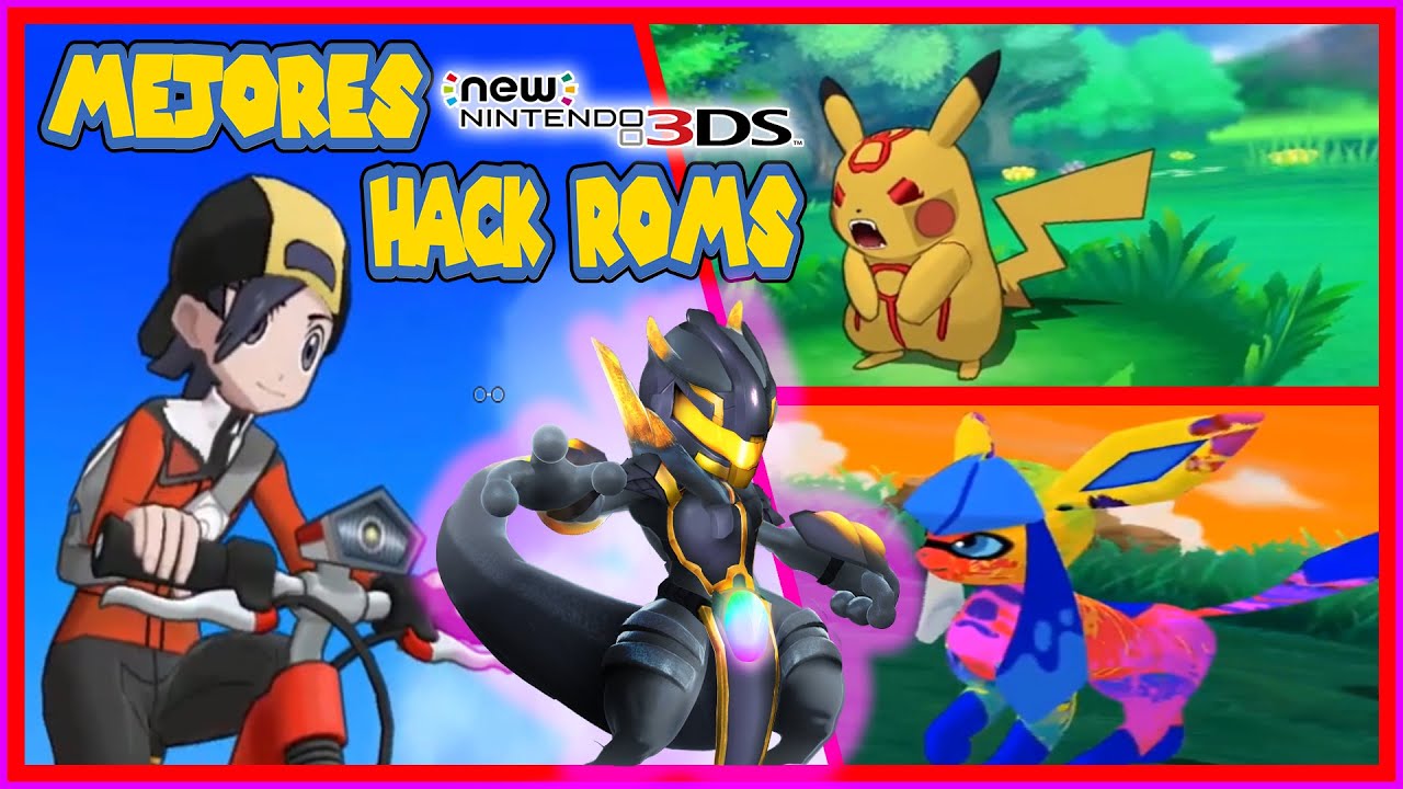 LAS 5 MEJORES HACK ROMS DE POKEMON EN ESPAÑOL COMPLETOS CON MEGAEVOLUCIONES PARA 3DS 🎆 2022 🎇