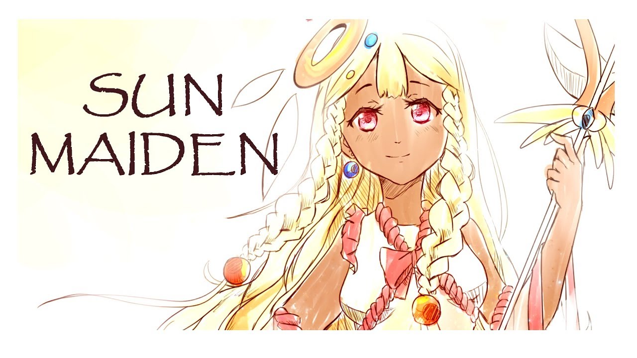 (CSP) Anime Character Redesign Process -Beautiful Sun Maiden-