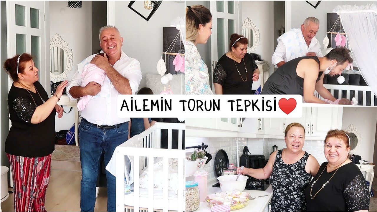 AİLEMİN TORUNLARI İLE İLK KARŞILAŞMA ANI♥️BABAM BEBEĞİME EZAN OKUDU👼🏼DOĞUM HEDİYELERİ