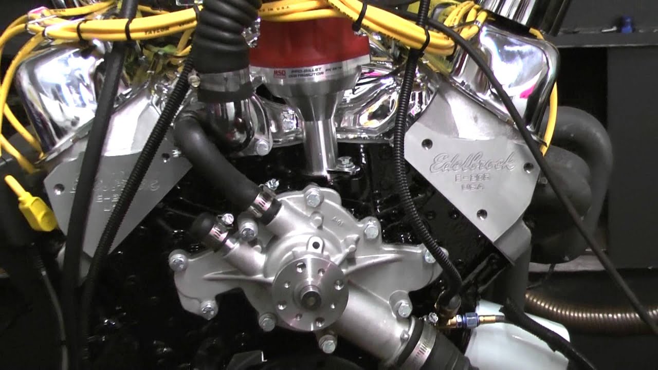 408 Ford Stroker Engine with Edelbrock Dual Quads