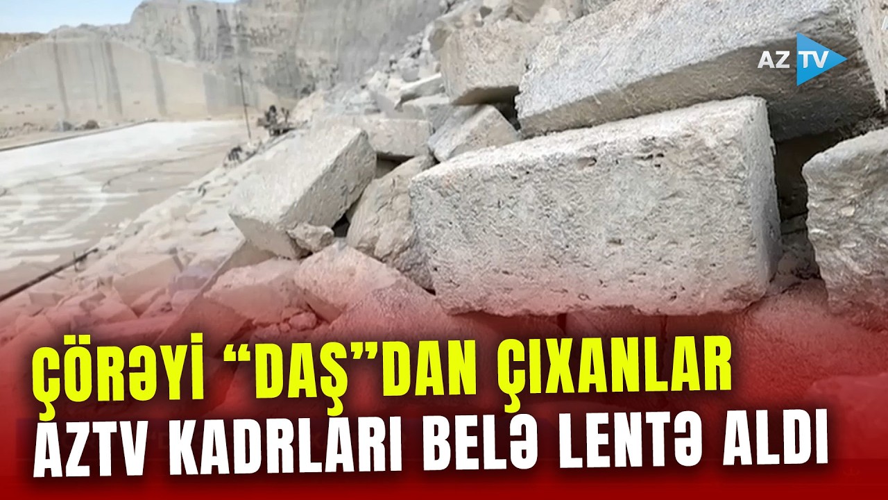 Bir-birindən fərqlənən daşlar belə ərsəyə gəlir: AzTV istehsal prosesindən GÖRÜNTÜLƏRİ lentə aldı
