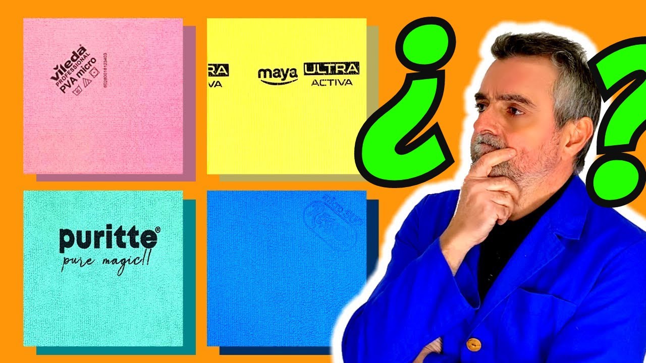 👌 ¿Cuál es la MEJOR BAYETA DE MICROFIBRA? Análisis COMPLETO de Vileda, Maya, Puritte y Ressol.