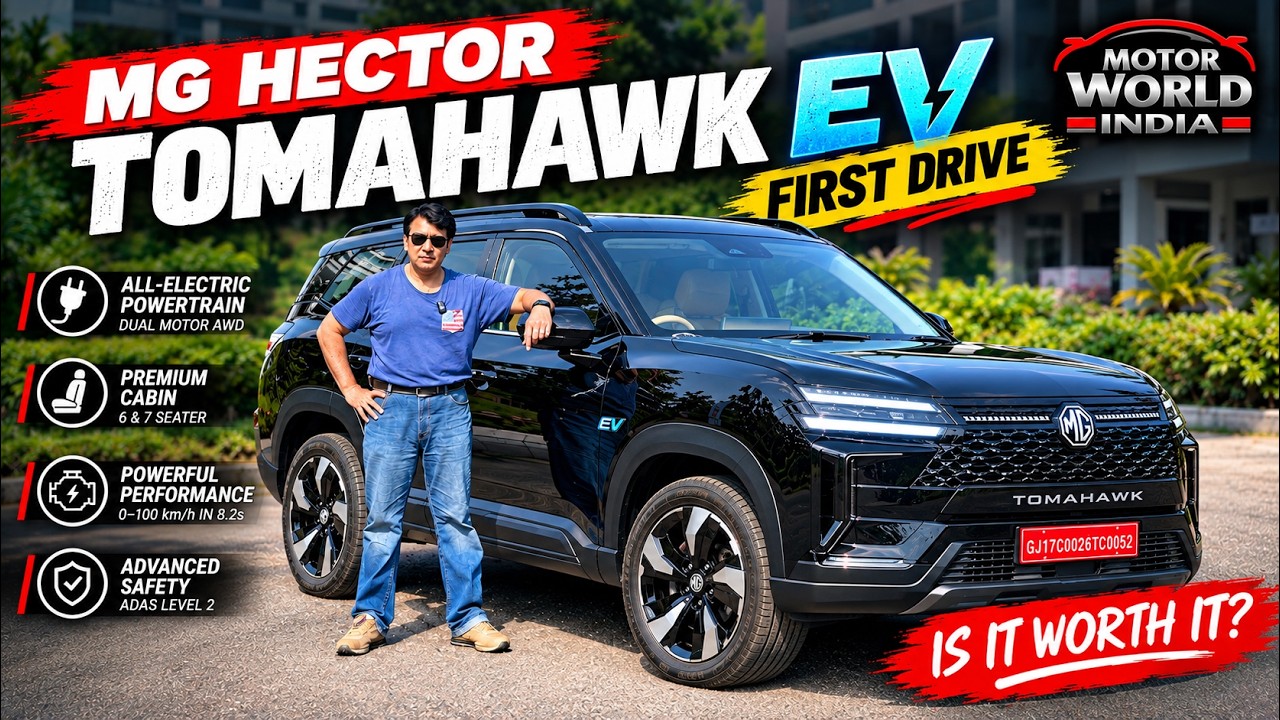 MG Hector Tomahawk EV Review: We Drove MG&rsquo;s BIG New EV! | Real-World Drive Test
