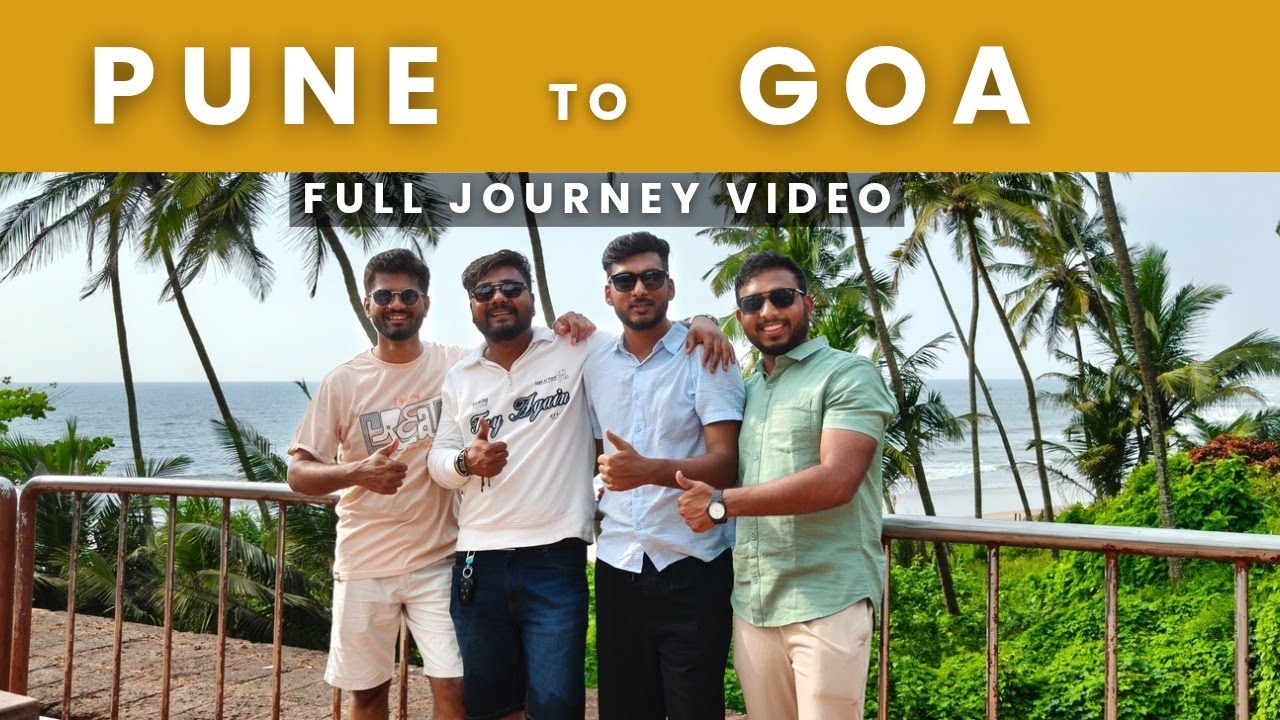 Pune to Goa Road Trip | Scenic Route via Anuskura Ghat | Goa Nightlife Begins! 🌃🎉