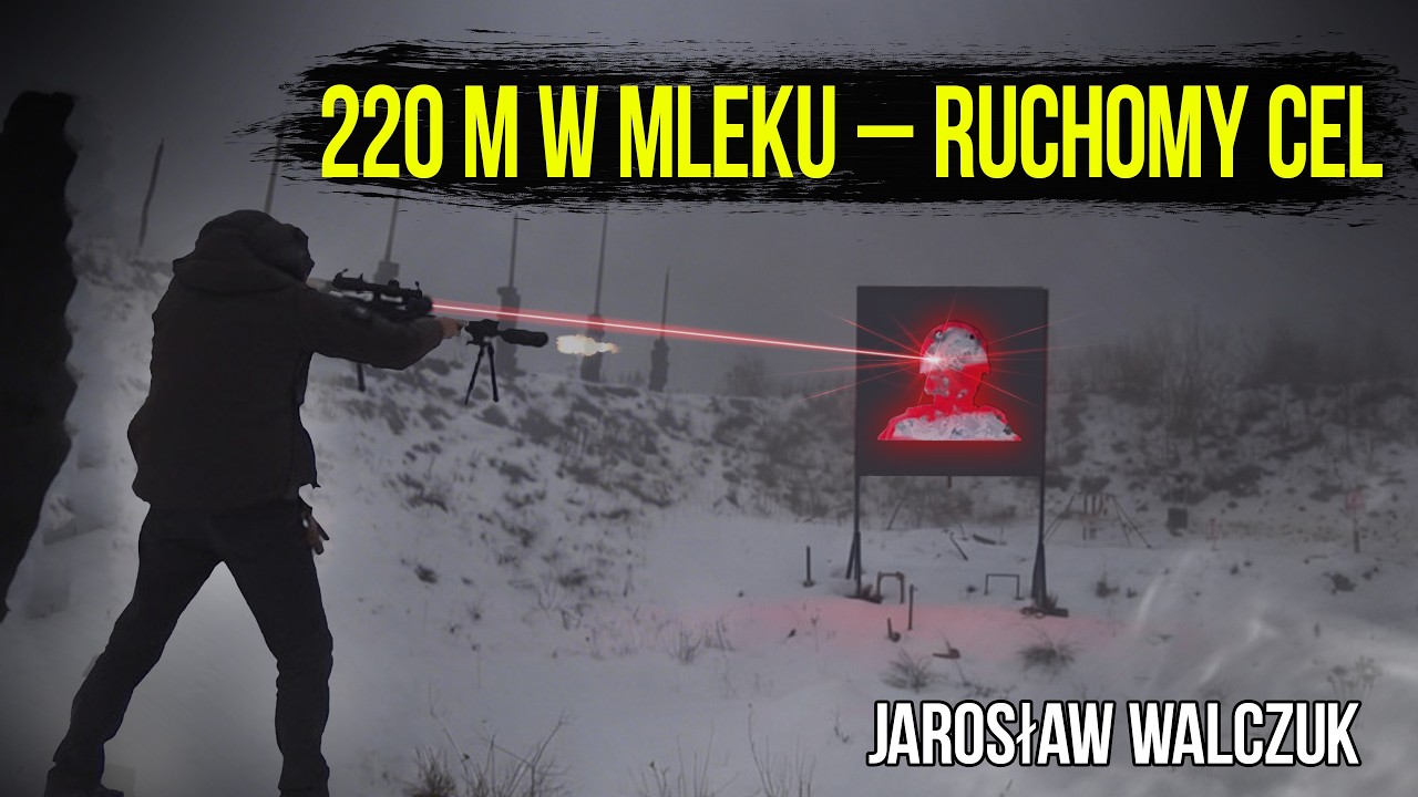 220 m w mleku 🌫️ ruchoma cel w zerowej widoczności | Jarosław Walczuk w akcji 🎯 