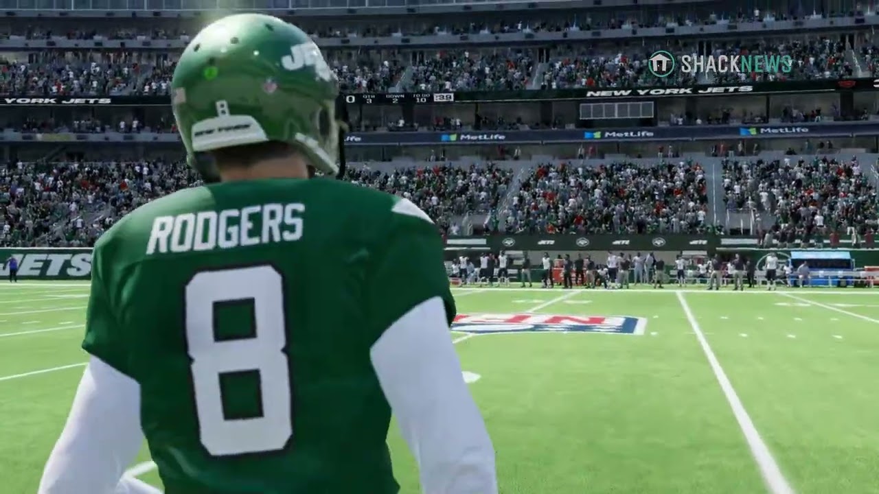 Madden NFL 24 - Aaron Rodgers Jets QB Gameplay Highlights