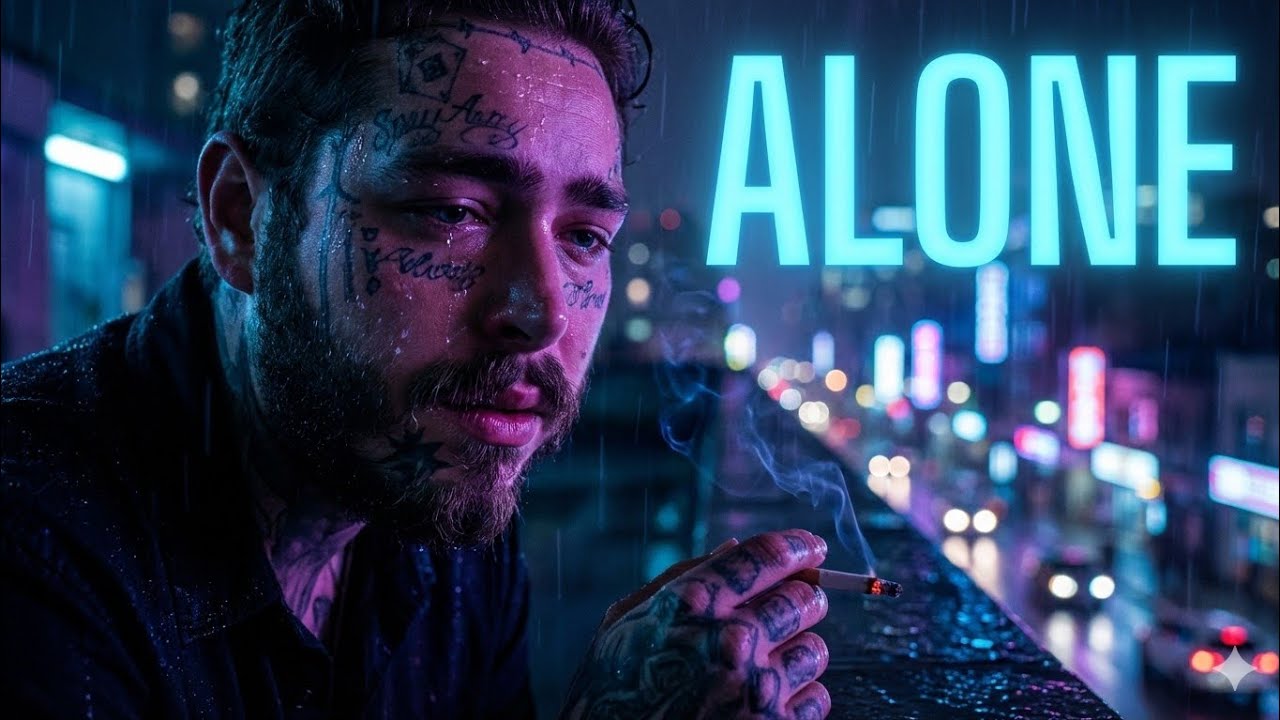 Post Malone – Alone | Lyrics Video 