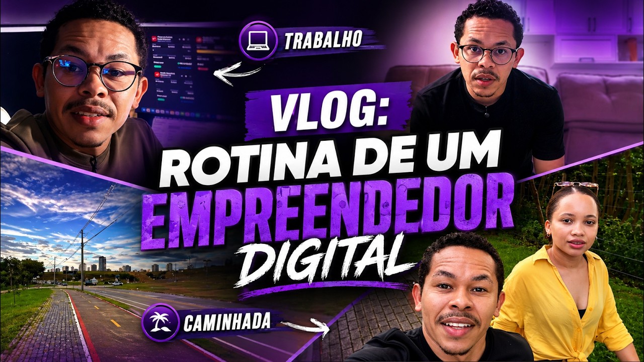 Como é a Rotina de um Empreendedor Digital? Vlog Completo do Meu Dia