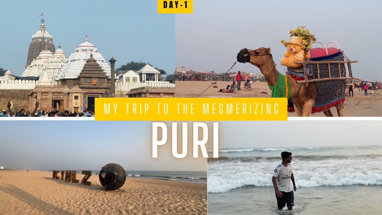 Puri Vlog Day 1| Mahaprabhu Jagannath Temple 🙏 |Golden Beach | Puri Beach 🏖️ 