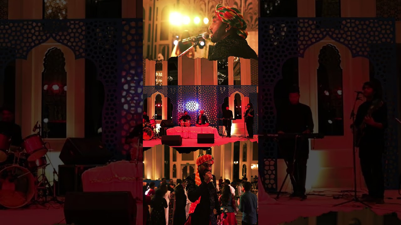 Sanu Ek Pal Chain | Suraj Gypsy Project | Live Indian Folk-Sufi Fusion Band at Wedding in Jaipur