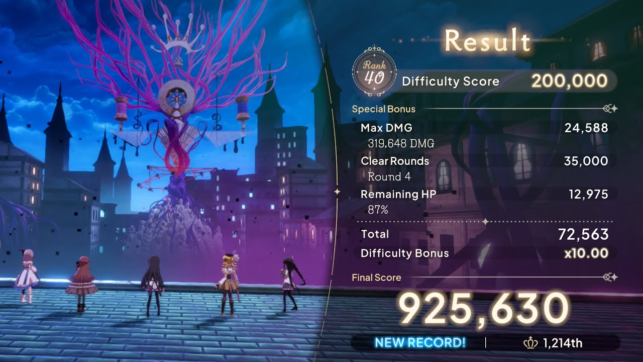 Magia Exedra Ribbon Homura gameplay