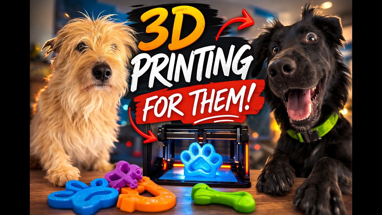 I Made 3D Prints For My Dogs! They Tested Them.