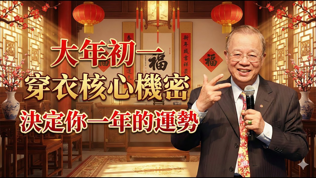 大年初一穿衣禁忌！曾仕强：別讓這件「破衣服」漏光你一整年的財氣 #曾仕強 #易經智慧 #大年初一 #穿衣風水 #新年運勢