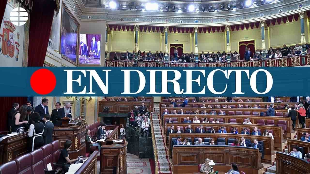 Sesi&oacute;n de apertura de la XIV Legislatura en el Congreso, en directo