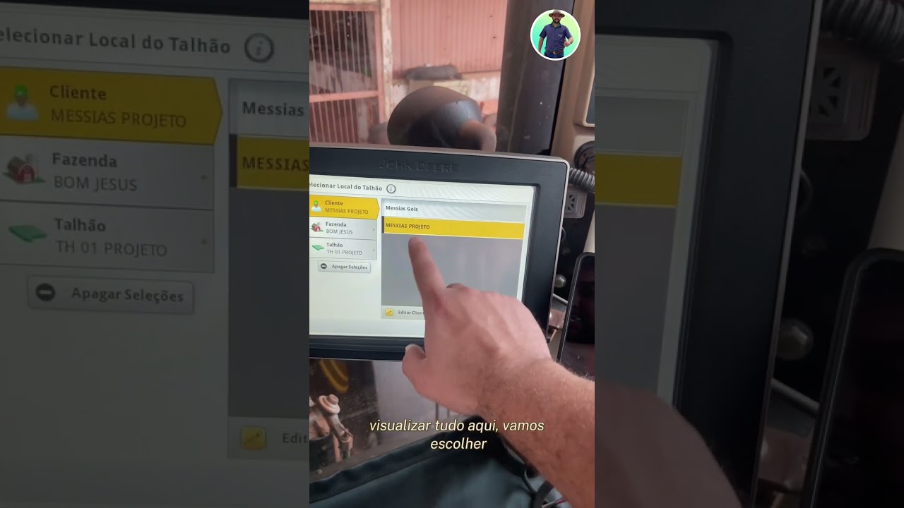 Importar/Inserir Projetos de Linhas de Plantio e Limites - Monitor GS4 John Deere