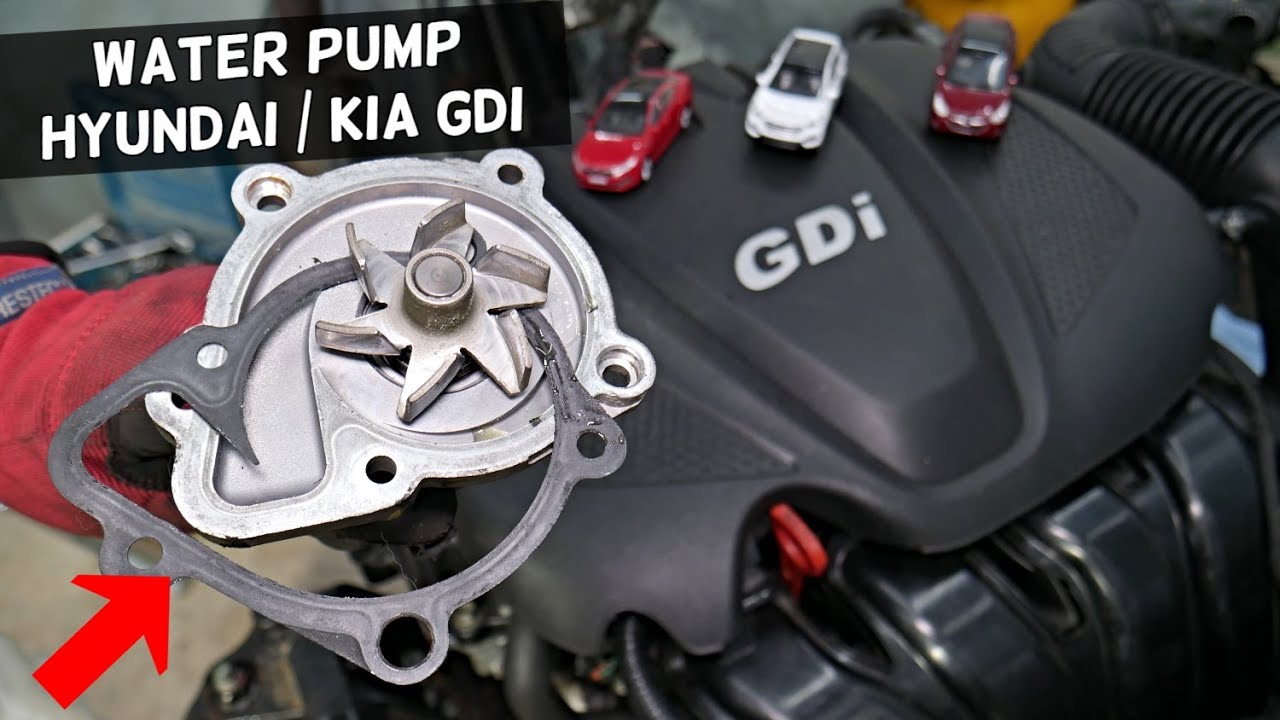 WATER PUMP REPLACEMENT HYUNDAI KIA 2.4 GDI ENGINE