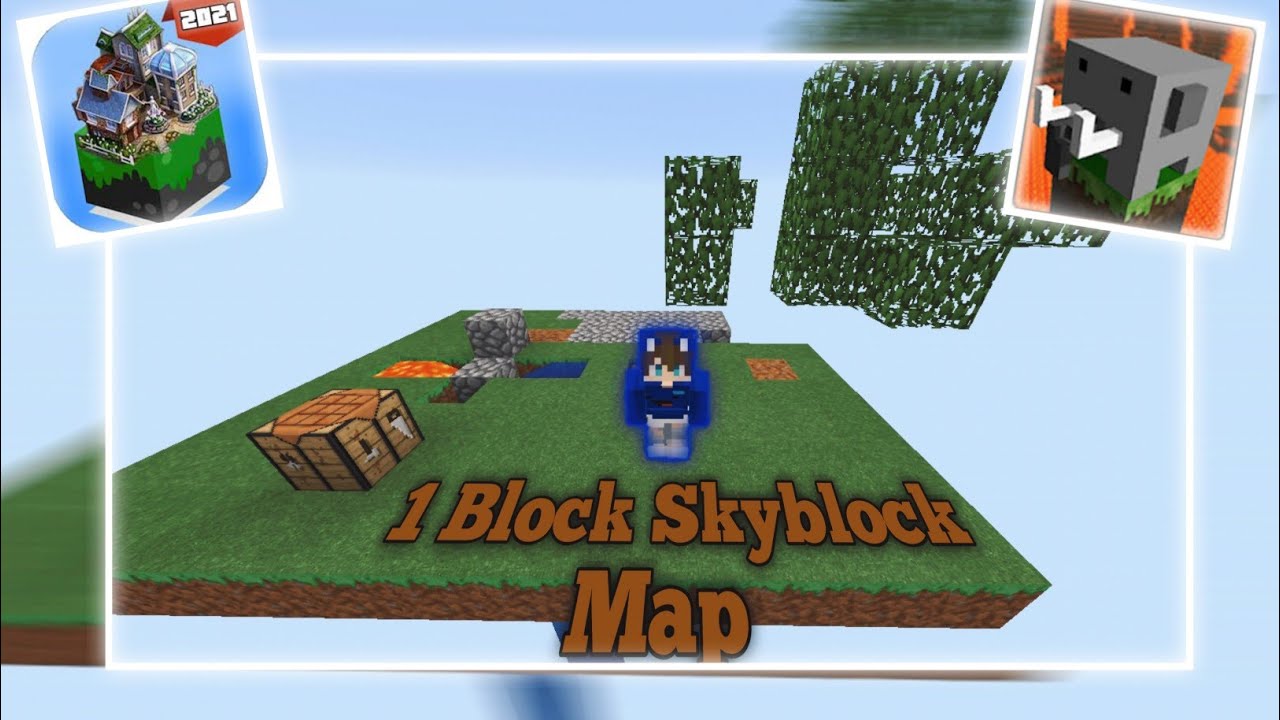 New 1 Block Skyblock Map For MasterCraft & Craftman || 101% Works