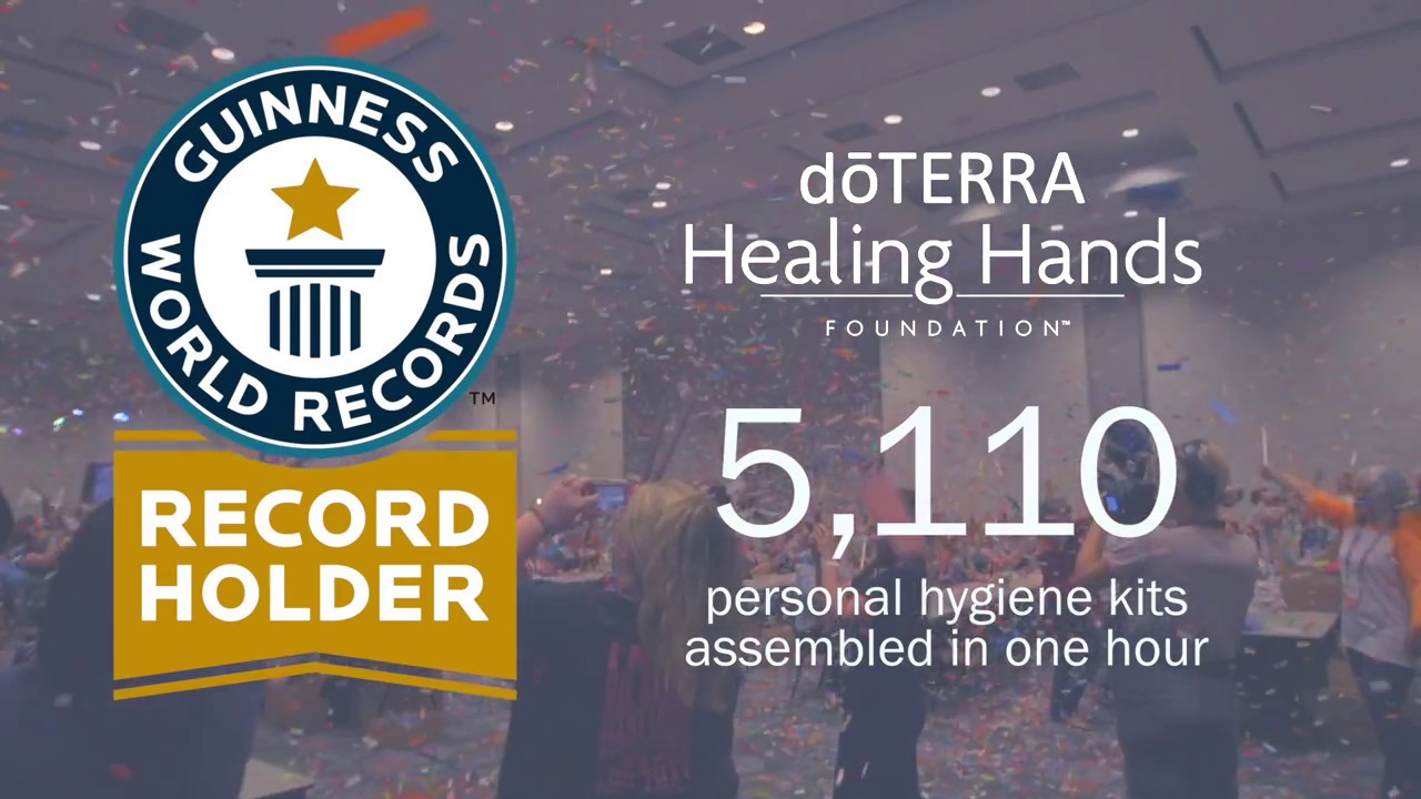 dōTERRA Healing Hands Foundation&trade; GUINNESS WORLD RECORDS&trade; Attempt