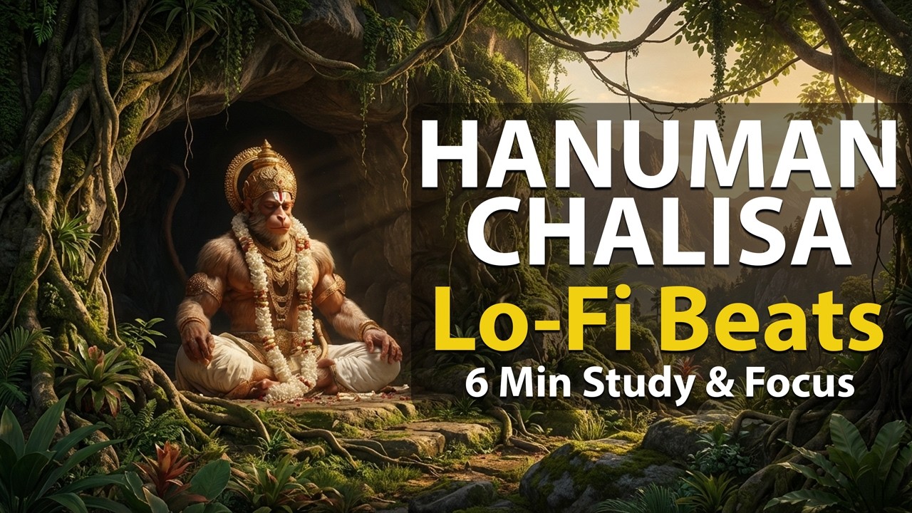 Hanuman Chalisa | Lo-Fi Beats for Study & Meditation | Peaceful Prayer Music 🙏