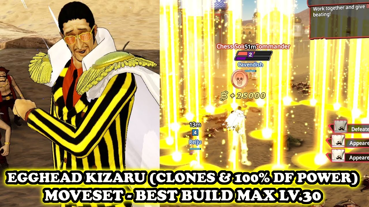 NEW Egghead Kizaru w/ Clones Moveset [BEST BUILD LV. 30] | One Piece Pirate Warriors 4 Mods