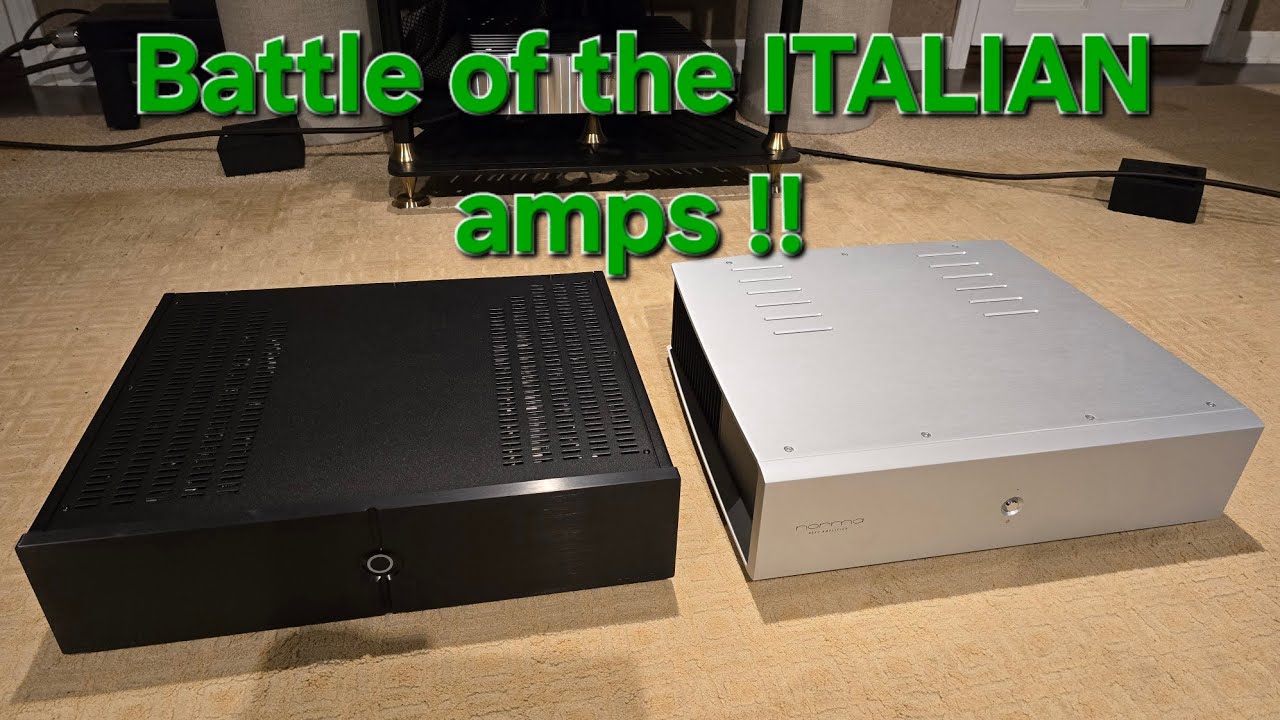 Comparing 2 ITALIAN 🇮🇹 solid state amps $10K and below !!  Audio Analogue & Norma. #amplifier