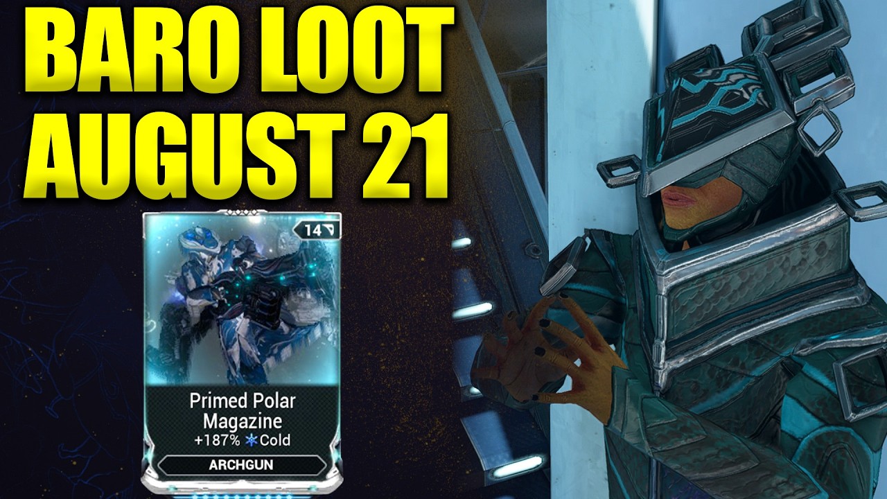 NEW PRIMED POLAR MAGAZINE ARCHGUN MOD! Baro Ki'Teer August 21!