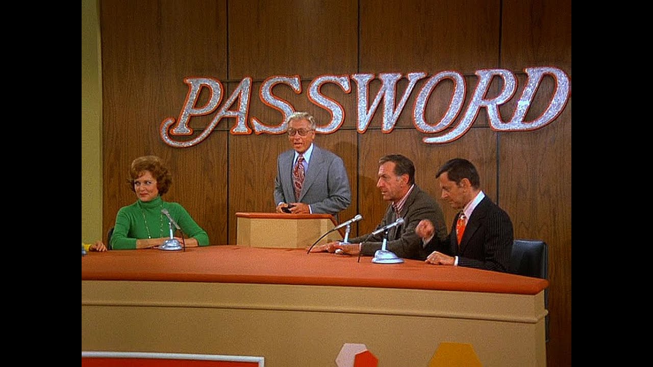 THE ODD COUPLE - Felix & Oscar Appear on "Password" - Betty White & Allen Ludden