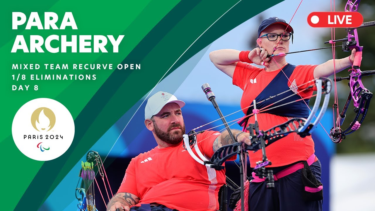 Para Archery - Mixed Team Recurve Open 1/8 Eliminations | Day 8 | Paris 2024 Paralympics