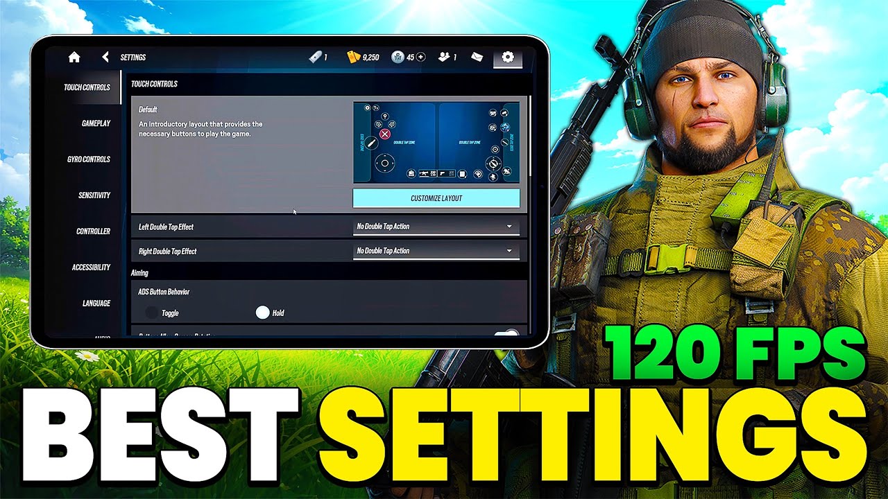BEST Settings for 120 FPS & INSANE Aim! | Rainbow Six Mobile