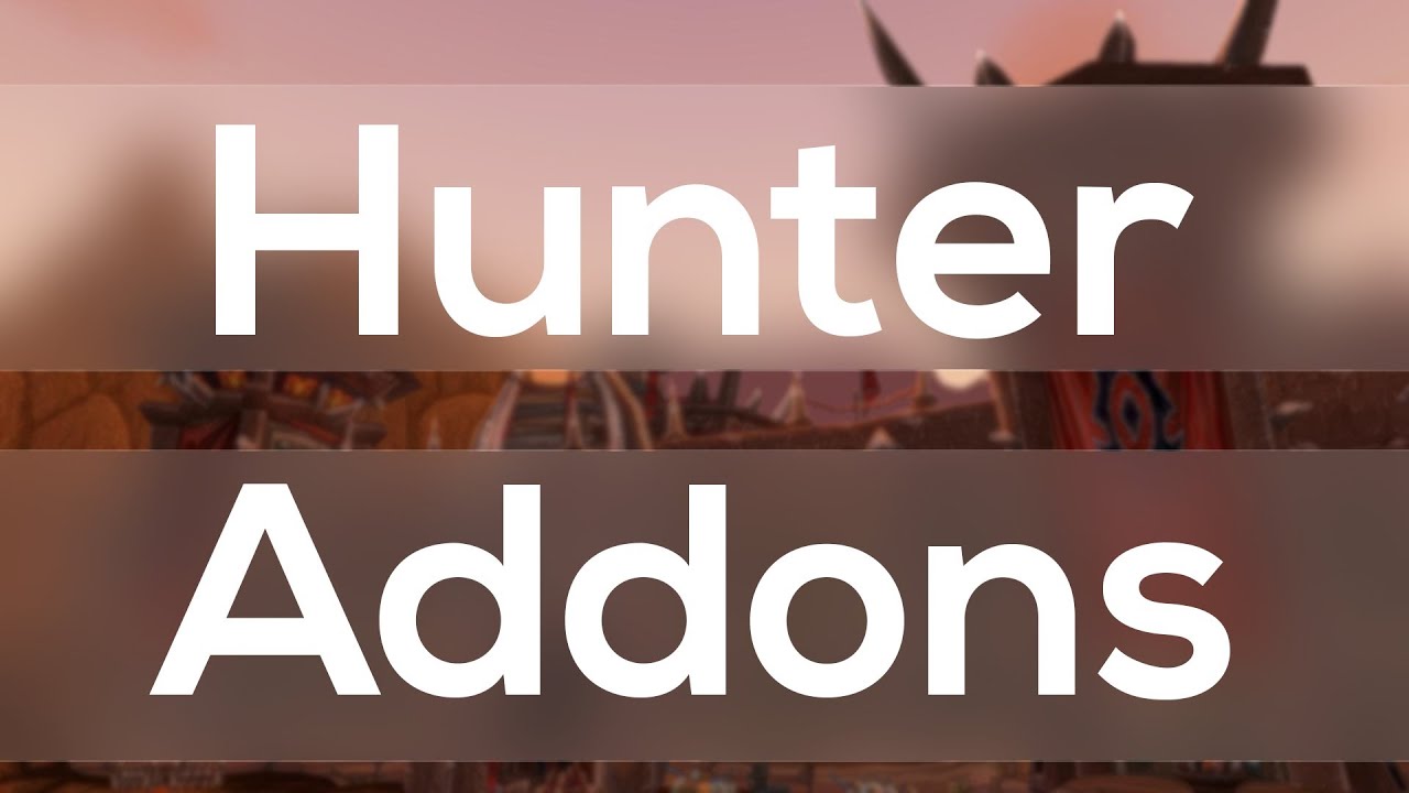 WoW Hunter Addons Walkthrough Mists of Panderia