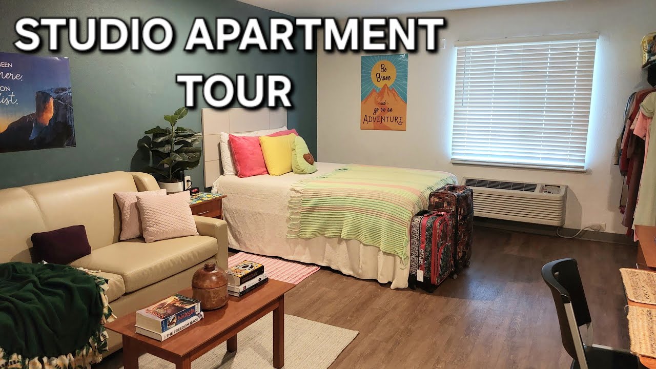 Studio Apartment Tour | Extended-Stay Suite Makeover | Renter Friendly