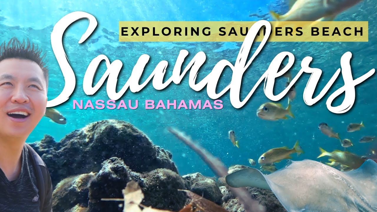 Exploring Saunders Beach in Nassau Bahamas | We almost got caught in a storm