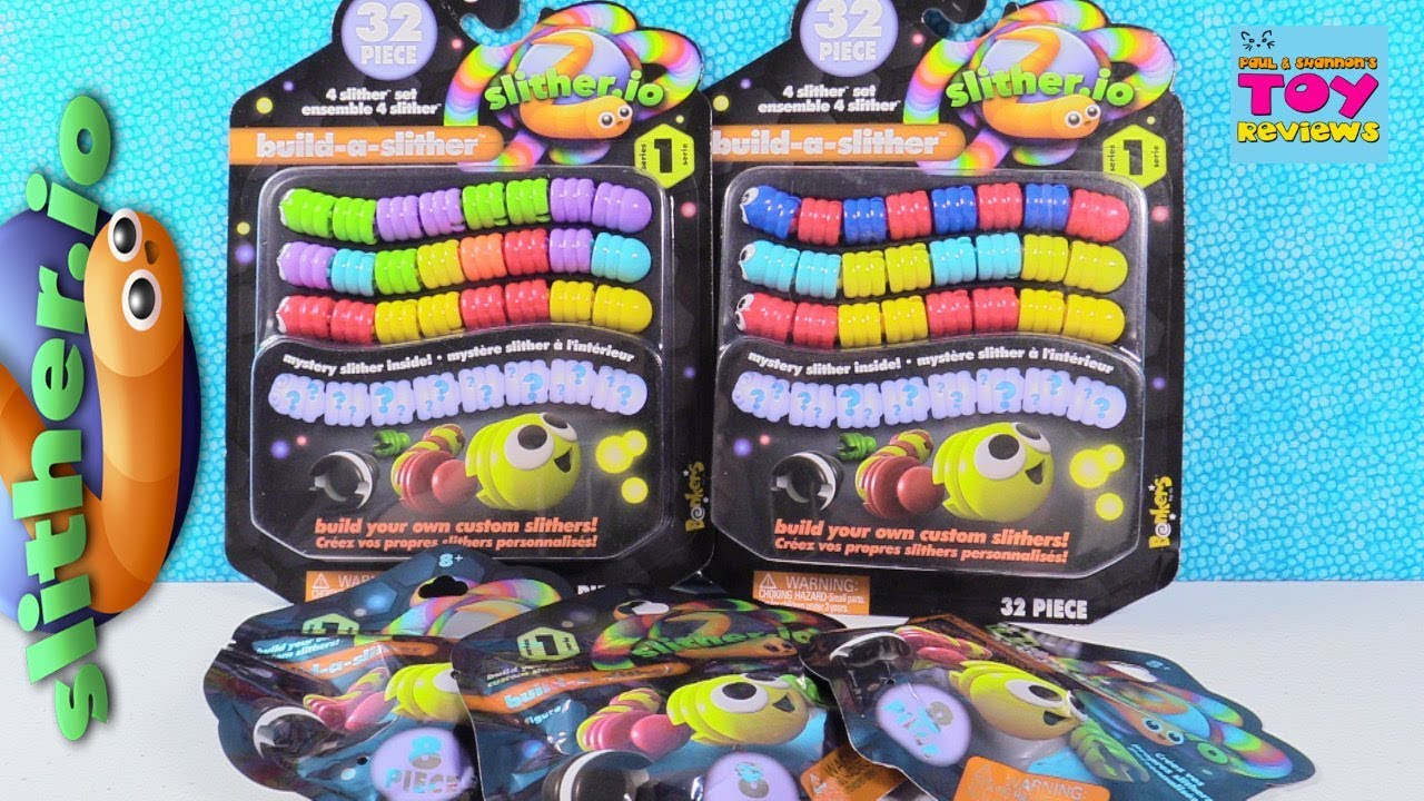 Slitherio Build A Slither Mystery Blind Bag Pack Toy Review | PSToyReviews
