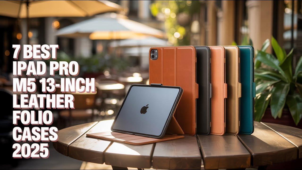 ✅ Топ-7 лучших кожаных чехлов-книжек для iPad Pro M5 13 дюймов 2025 года &mdash; выбор премиум-класса!