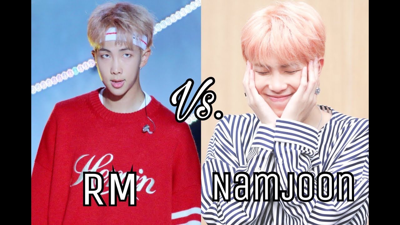 RM vs. Namjoon (Kim Namjoon's duality)