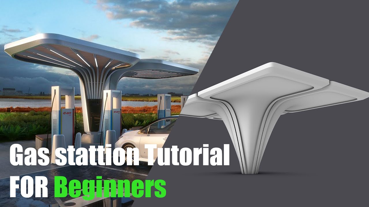 Gas Station |Rhinoceros tutorial for beginners